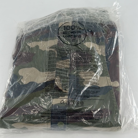 Adidas Ivy Park Unisex Green Long Sleeve High Neck Canvas Jacket S - Picture 7 of 16